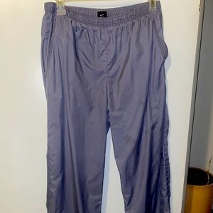 Dark gray Nike Large windbreaker style pants